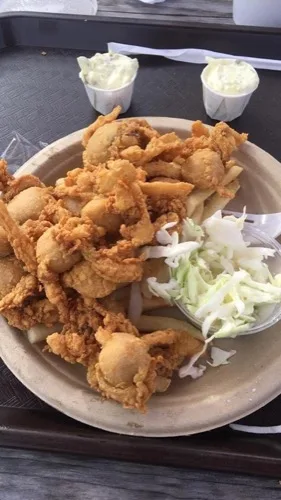Fried clam plate with bellies