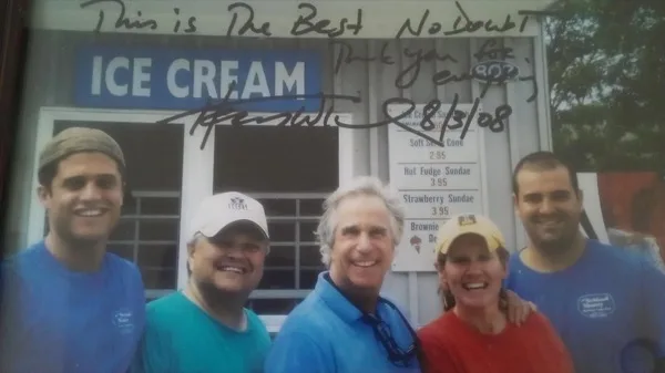 Actor Henry Winkler visiting The Seafood Shanty